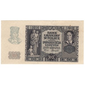 20 złotych 1940, bez serii i numeracji