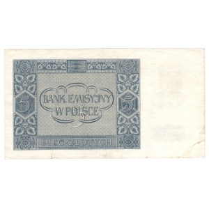 5 złotych 1940, seria A