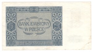 5 zloty 1940, Series A