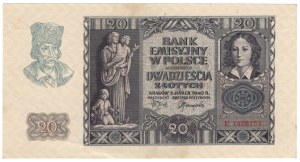 20 gold 1940, series E - rarer series
