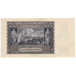 20 złotych 1940, seria E - rzadsza seria