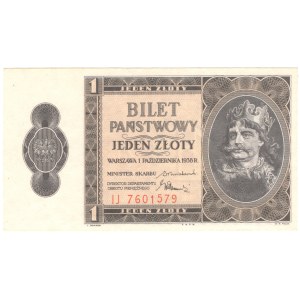 1 złoty 1938, seria IJ