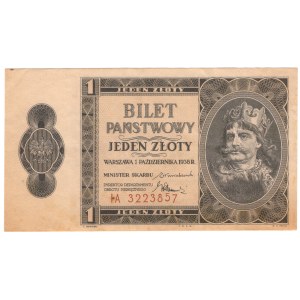 1 złoty 1938, seria IA