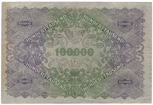 Austria, 100,000 crowns 1922