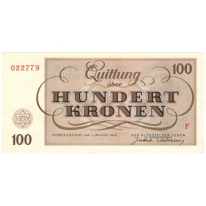 Czechosłowacja, Getto Terezin, 100 Kronen, 1943