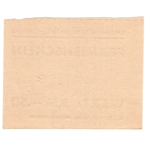Konzentrationslager Sachsenhausen, Bon premiowy o wartości 0,50 RM