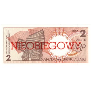 2 złote 1990, seria B - NIEOBIEGOWY