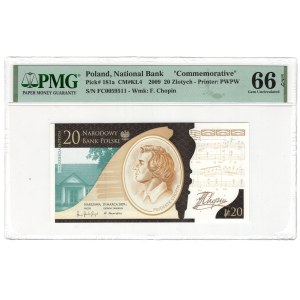 20 złotych 2010, Fryderyk Chopin