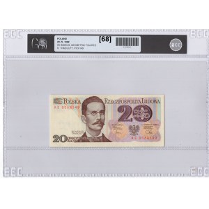 20 złotych 1982, seria AE