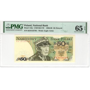 50 złotych 1988, seria KE