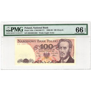 100 złotych 1988, seria RD