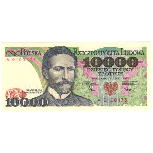 10000 złotych 1987, seria A