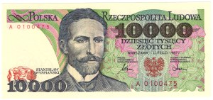10000 zloty 1987, series A