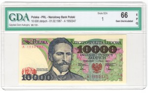 10000 zloty 1987, series A