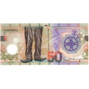 PWPW 50 Chaplin - wersja z NIEBIESKĄ taśmą