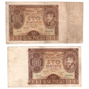 100 złotych 1934, seria CY - DESTRUKT/CIEKAWOSTKA