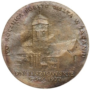 Poland, Medal on the occasion of the 120th anniversary of Ferenc Liszt's stay in Żagań 1977