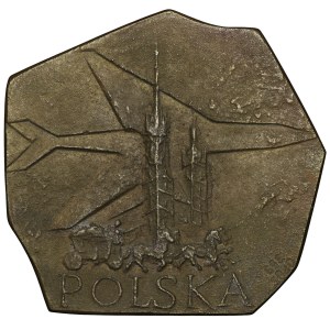 Medal, 75 Lecie Ruchu Filatelistycznego