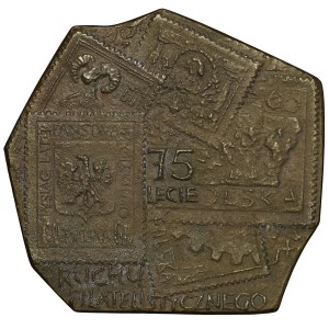 Medal, 75 Lecie Ruchu Filatelistycznego