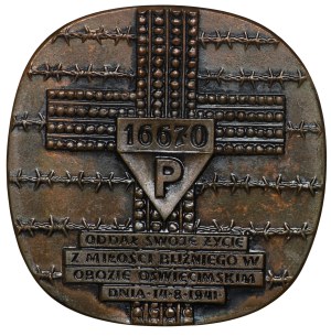 Medal, Fr. Maximilian Maria Kolbe, Franciscan Friar