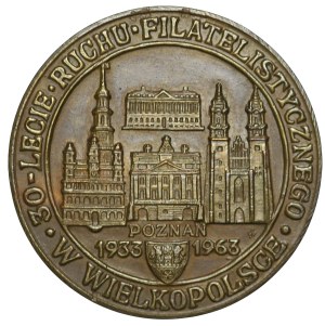 Medal, 30th Anniversary of the Philatelic Movement in Greater Poland