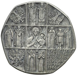 Medal, Holy Father Paul VI, Thousand-Year Anniversary of the Baptism of the Holy Polish Nation 966-1966