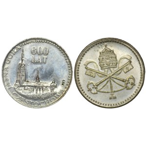 Polska, medale okolicznościowe z Janem Pawłem II - zestaw 2 sztuk