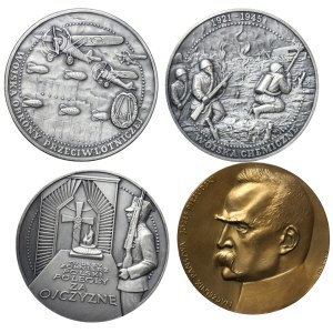 III RP, medale TWO - zestaw 4 sztuk