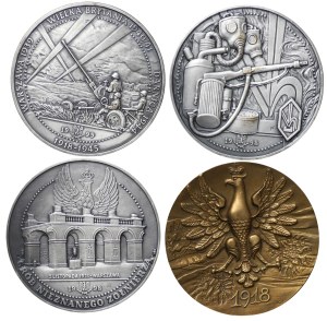 Third Republic, TWO medals - set of 4 pieces