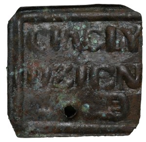 Dominal token, DURING DAY, letters ? /D, 19th century