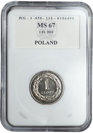 Third Republic, 1 zloty 2010