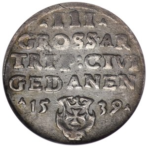 Sigismund I the Old, Troika Gdansk 1539 - PRVS