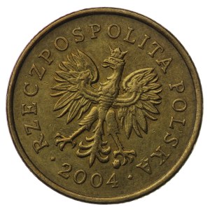 III RP, 5 groszy 2004 - skrętka