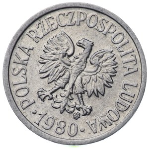 PRL, 10 groszy 1980 - skrętka