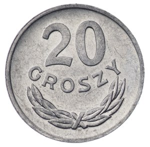 People's Republic of Poland, 20 pennies 1985 - twist.
