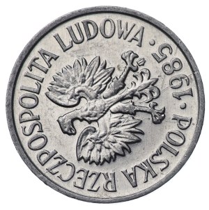People's Republic of Poland, 20 pennies 1985 - twist.