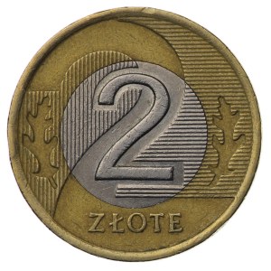 III RP, 2 złote 1995 - skrętka