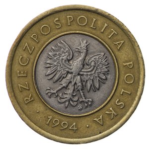 Polska, III RP, 2 złote 1994 - skrętka