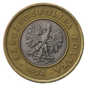 Poland, III RP, 2 zloty 1994 - twist.