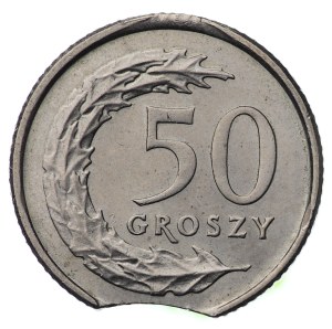 Third Republic, 50 pennies 1992 - tin tip