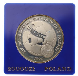 People's Republic of Poland, 20000 gold 1989, World Cup, Italy 1990