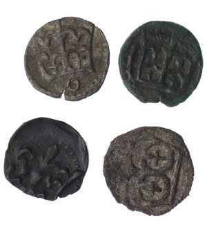 Set, Ladislaus III Varna and Casimir IV Jagiellonian, Denarius - set of 4 pieces