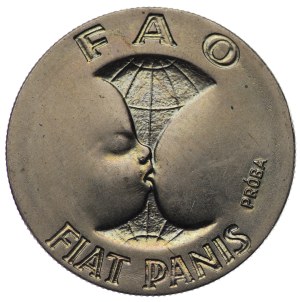 People's Republic of Poland, 10 zloty 1971, CuNi sample - FAO Fiat Panis