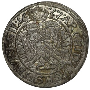 Śląsk, Leopold I, 3 krajcary 1667 SHS, Wrocław, SIL