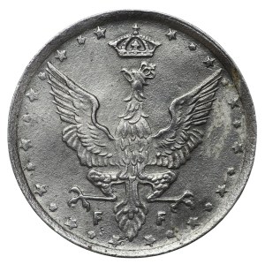 Kingdom of Poland, 10 fenig 1917, Stuttgart