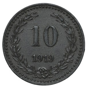 Bydgoszcz (Bromberg), 10 fenig 1919