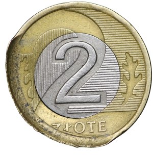 Third Republic, 2 zloty 1995 - destruct