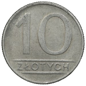 10 złotych 1987 - zapchany stempel