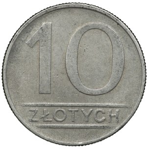 10 gold 1987 - jammed stamp