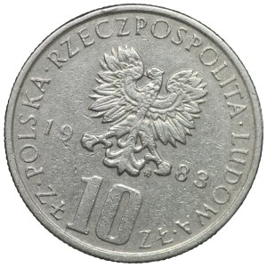 10 złotych 1983, Bolesław Prus - skrętka